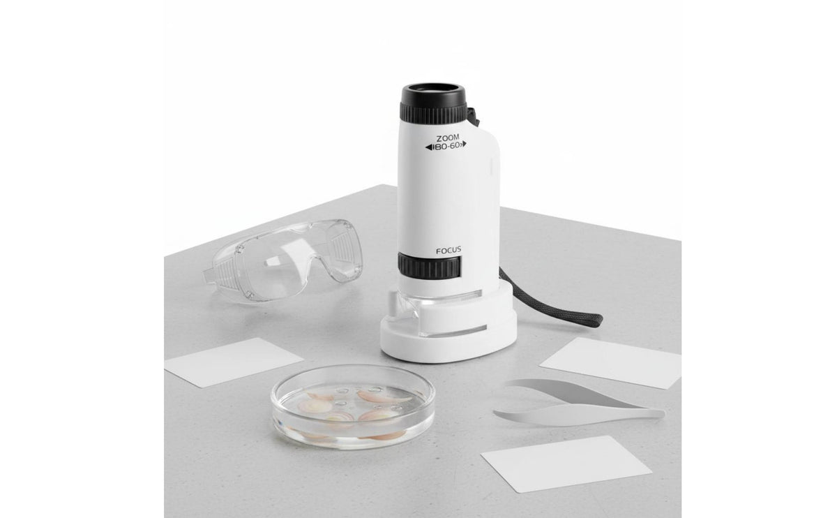 Kids Handheld Observation Tool 180x Magnification Student Science Observation Tool Easy to Use Handheld Portable Viewer for Students