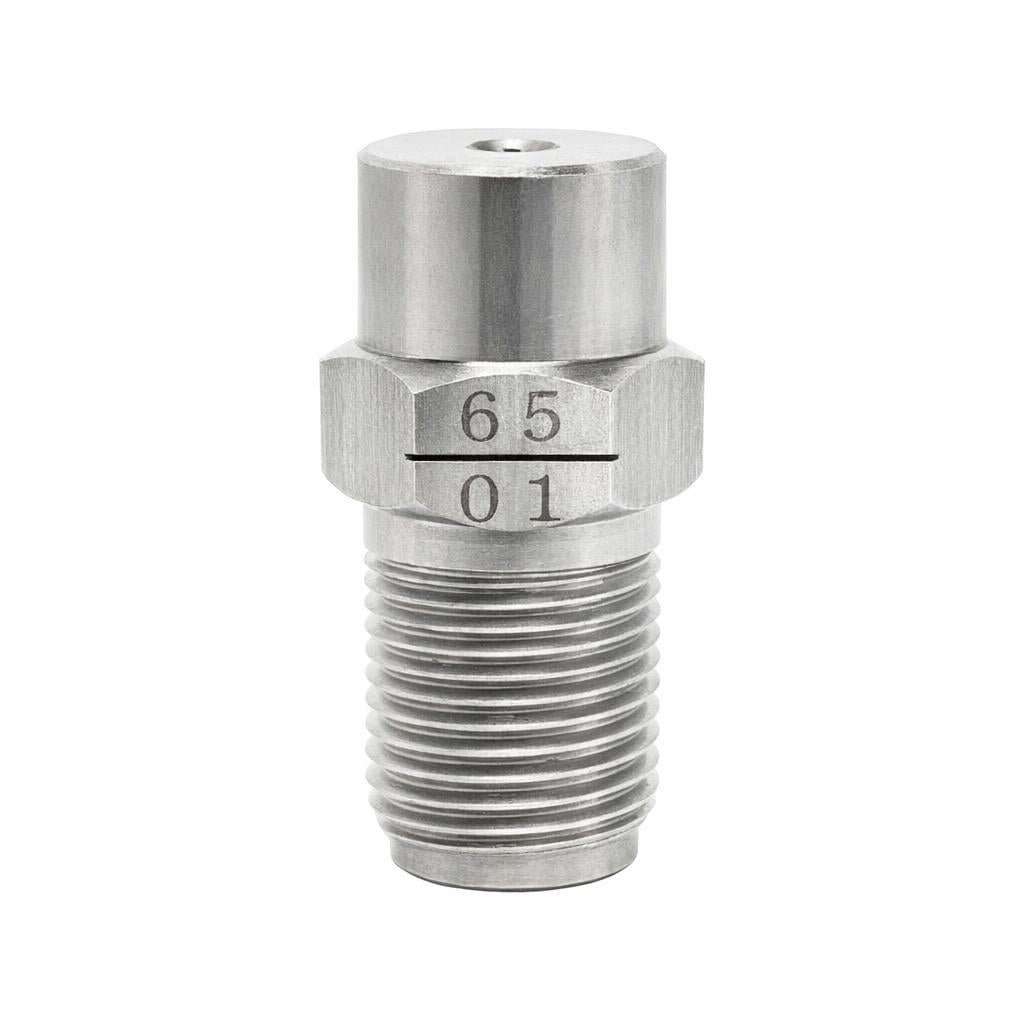 304 Stainless Steel Industrial Spray Nozzle, Flat Fan Shape, 110 Degree, High Pressure Cleaning Nozzle Tips, Dust Suppression