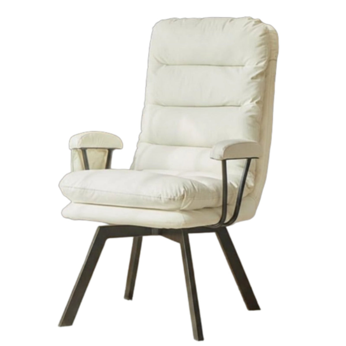 Upholstered Armchair Comfortable Adjustable Chaise dense Foam Filling