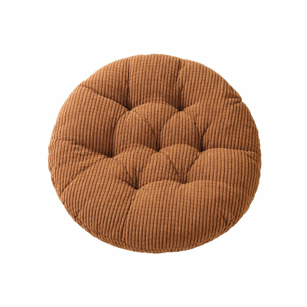 Corduroy Round Floor Cushion, Modern Minimalist Seat Pad, Large Floor Pillow for #variant:40X40cm