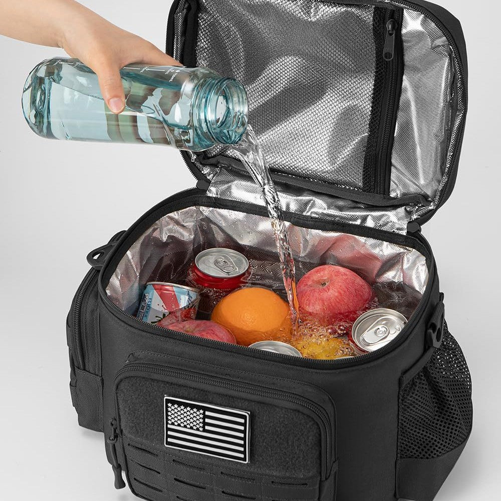 TJ Oxford Fabric Insulated Lunch Bag with Water Injection Feature