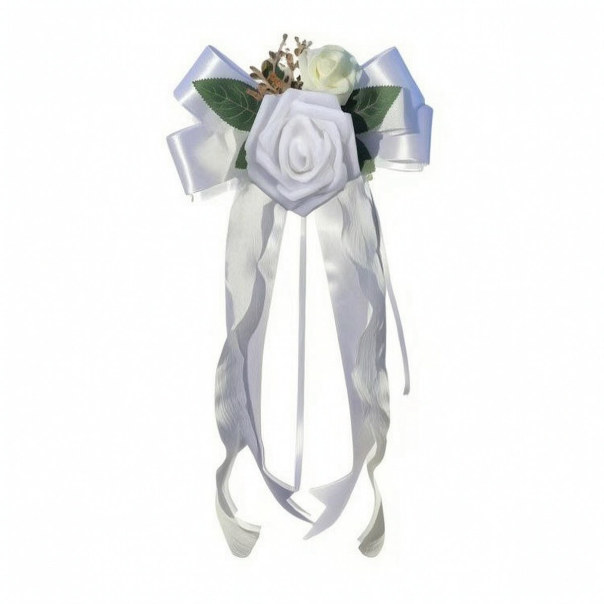 Car Flower Decoration with Ribbon Artificial Decorations Versatile for Brides