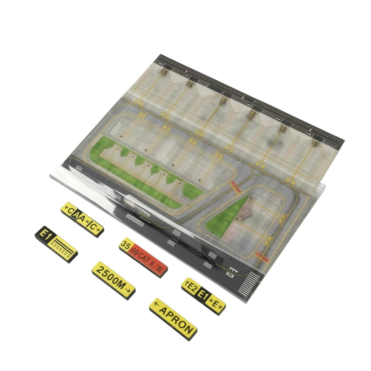 Airport Scene Model Board 1:400 Scale Airport Diorama Base Compatible Display for Collectors