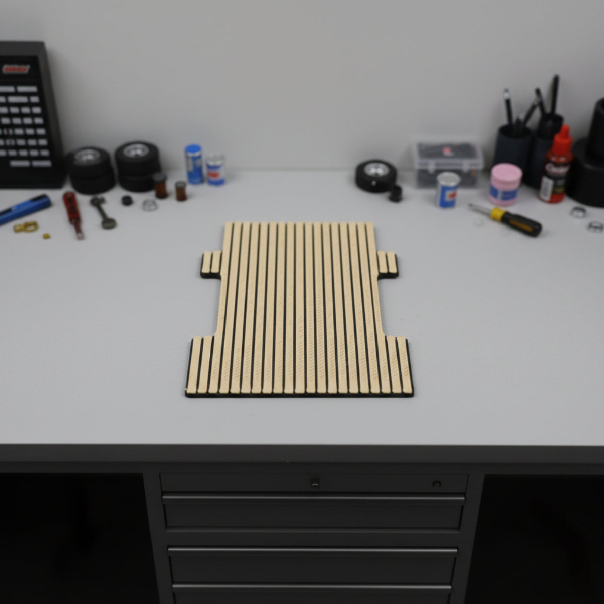 Slatted-Deck Insert Decorative Model Truck Bed Insert Scale-Correct Accessory for Display Builds