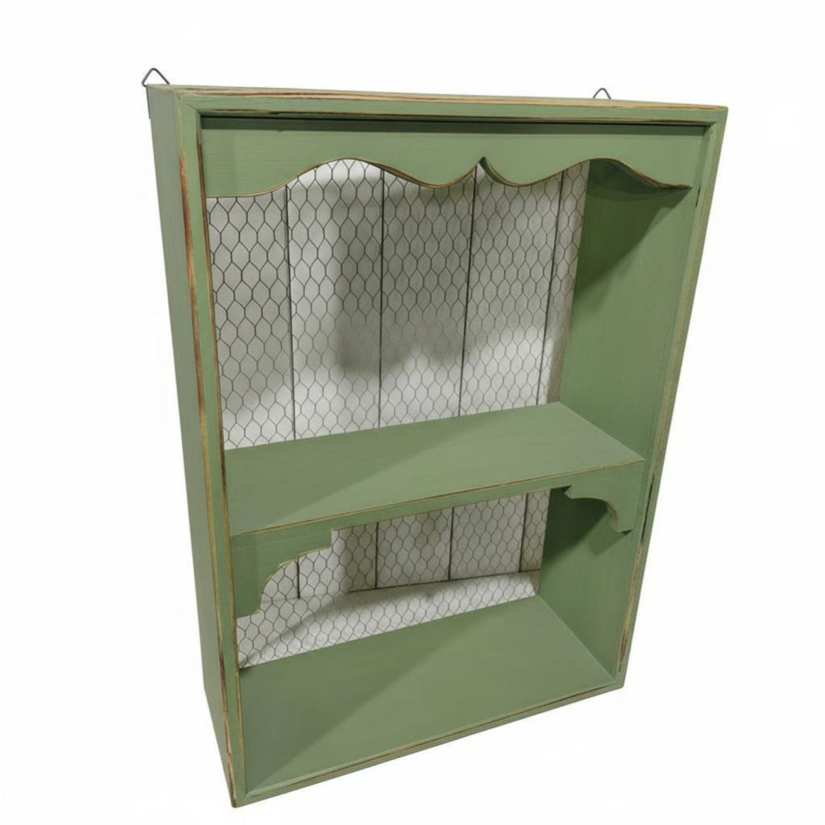 Rustic Cubby Shelf with pegs Multi-Functional Display Rack Multipurpose