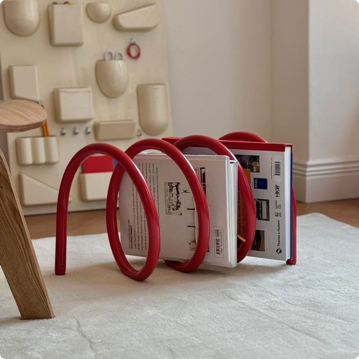 Spiral Book Stand Colorful Desktop Book Stand Modern Reading Accessory for Study Room