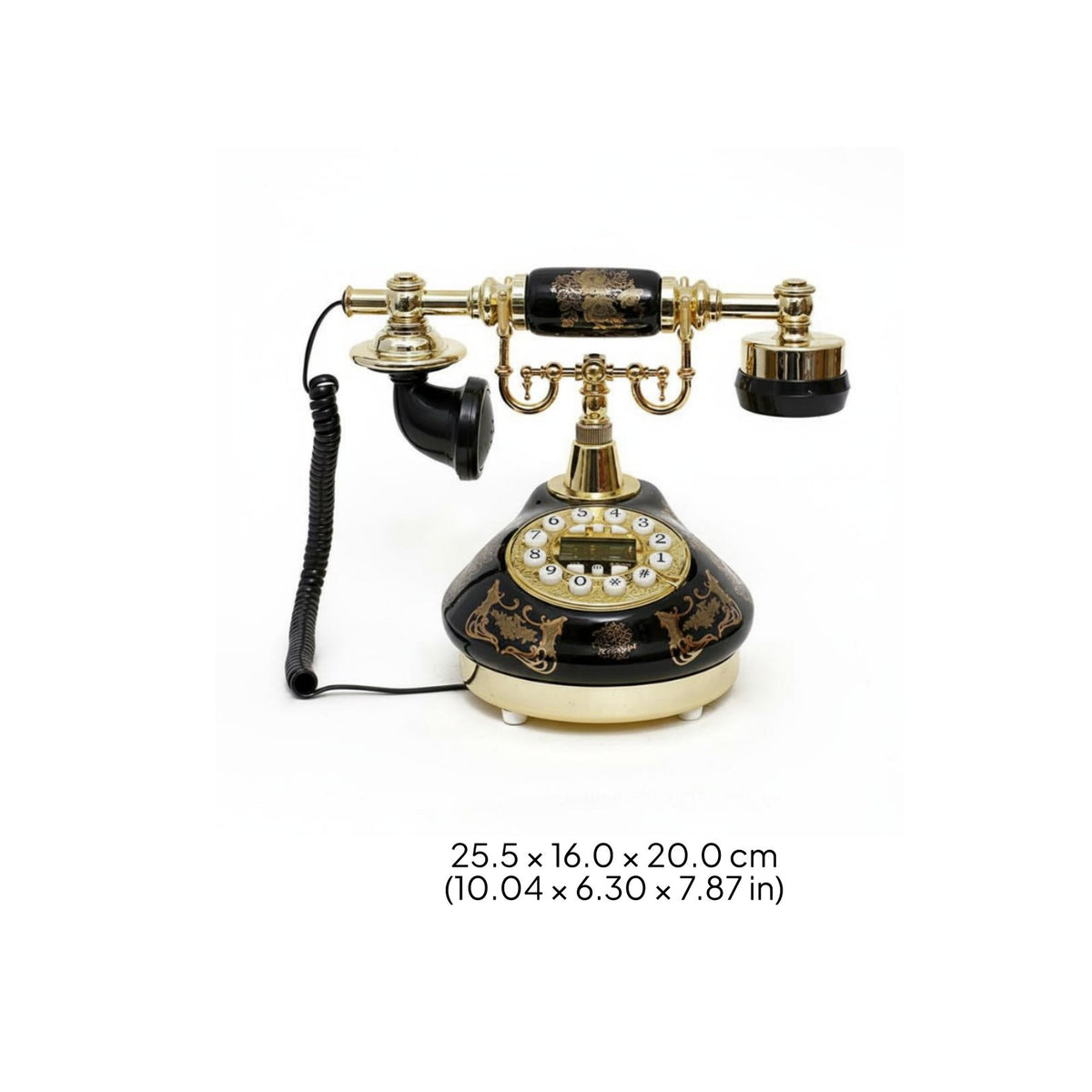 Ceramic Telephone Decorative Retro Landline Phone Caller ID for Office, Gallery