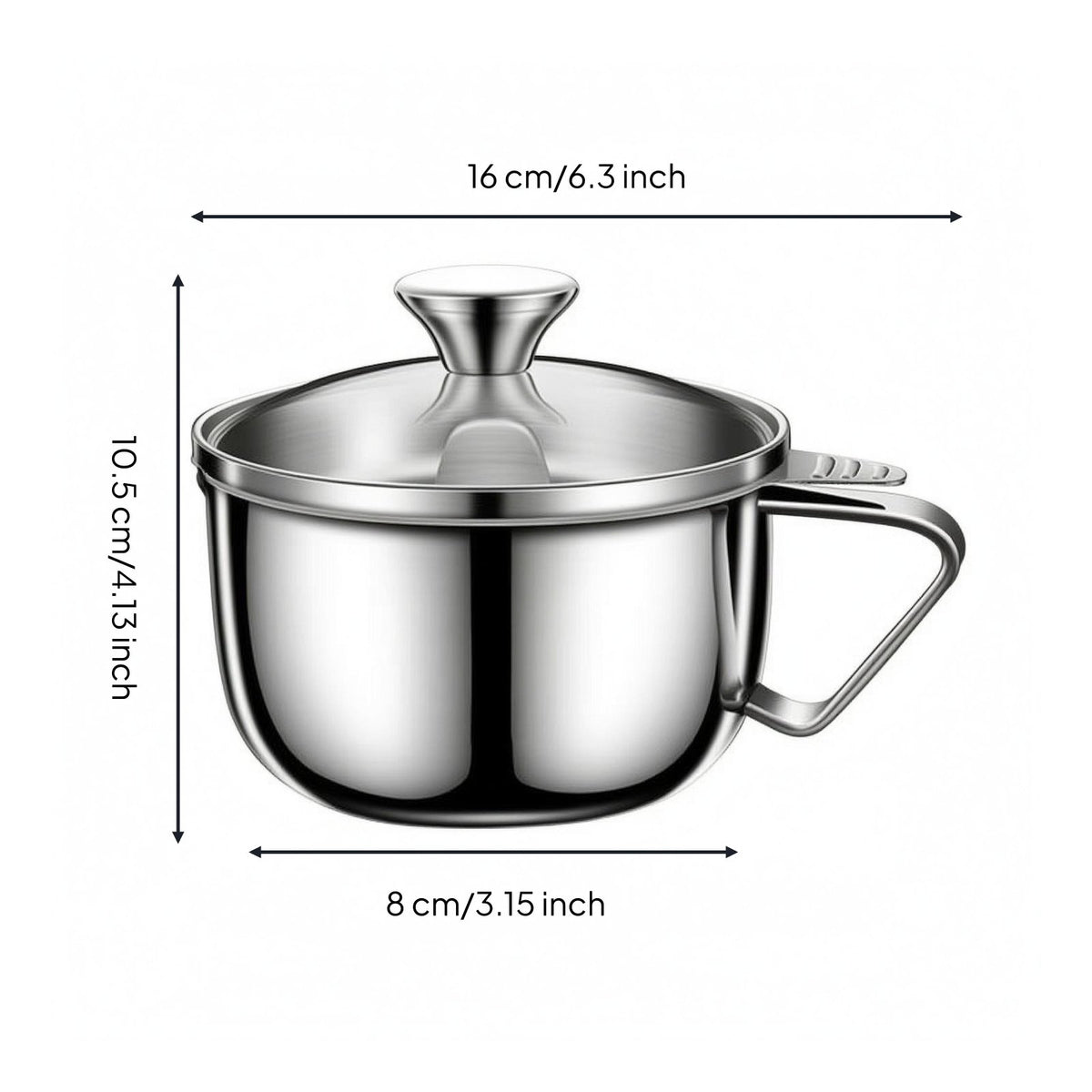 Lidded Egg White Separator Perforated Egg White Separator Cup Polished Silver