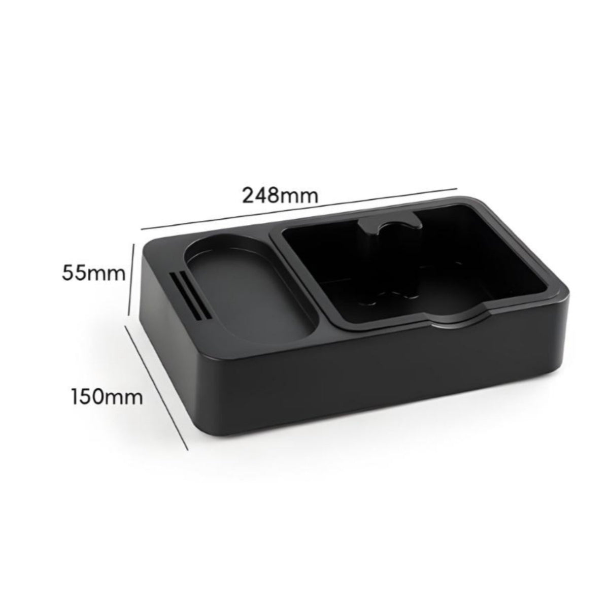 Espresso Tamping Station Multi-Function Portafilter Holder Base Built-in Storage