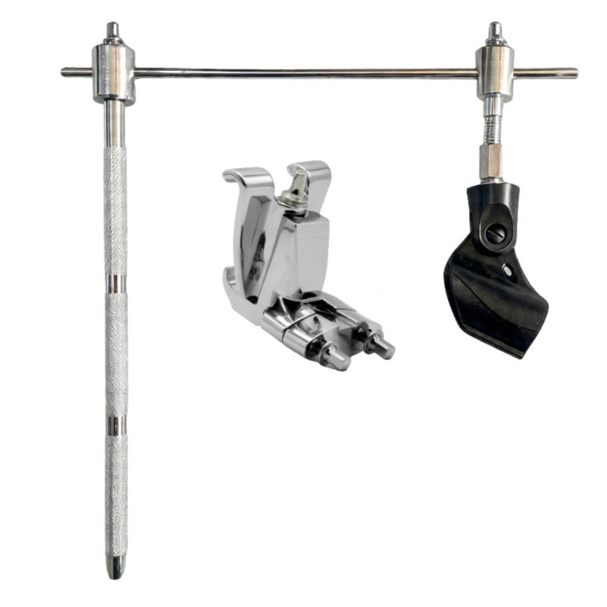 Bass Drum Mic Holder Adjustable Bass Drum Clamp Stand Lockable Positioning Music Accessory for Drummers, Stage, Studio