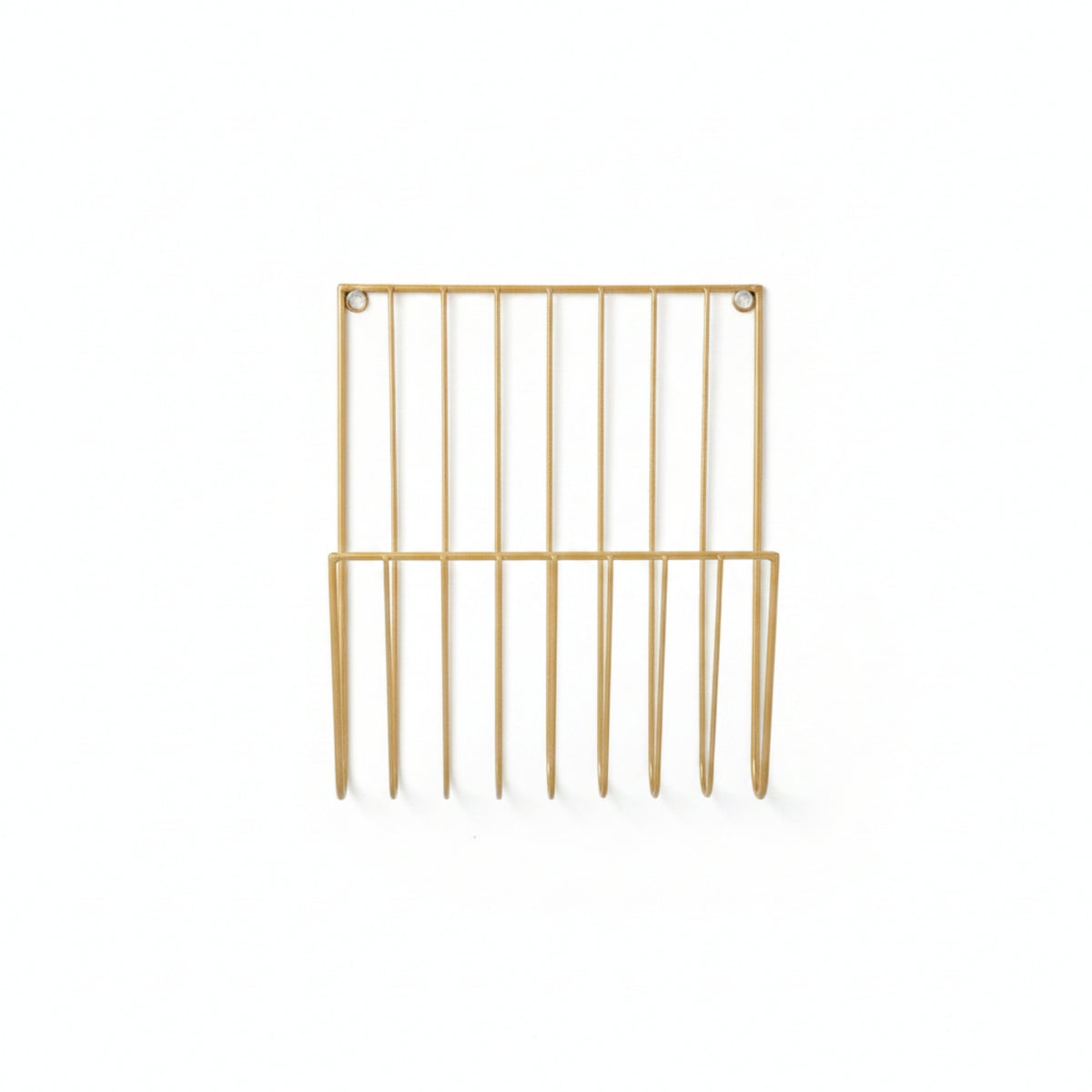 Vertical Slats Wall Mounted Magazine Holder Minimalist Wall-Mounted Magazine
