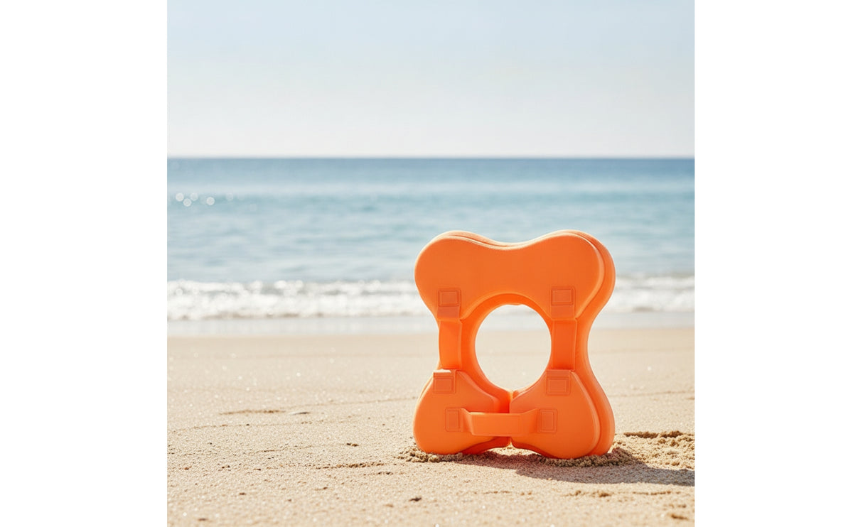 Inflatable Baby Swim Buoyancy Aid with Straps Supportive Underarm Swim Buoyancy Aid Padded Comfortable for Babies, Toddlers, Kids, Beach, Pool Time