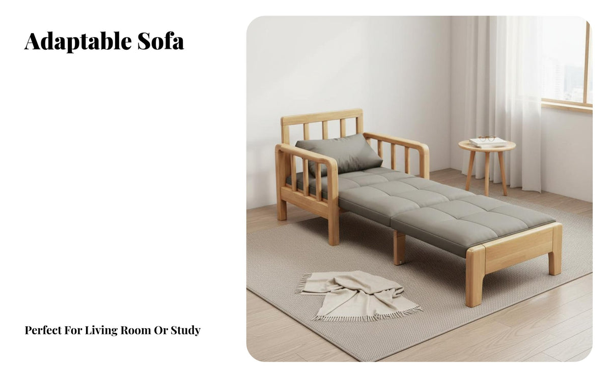 Foldable transformable Chair Bed two-wayUse Fold-extendable Armchair Bed Space-Saving Single Sofa Multi-Functional for Overnight Guests, Apartment Dwellers, Students, Small Spaces, Living Room, Bedroom, Home Office
