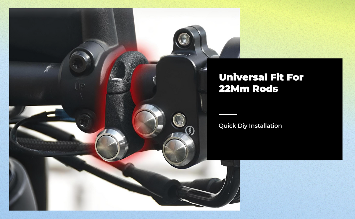 Waterproof alloy motorcycle handlebar