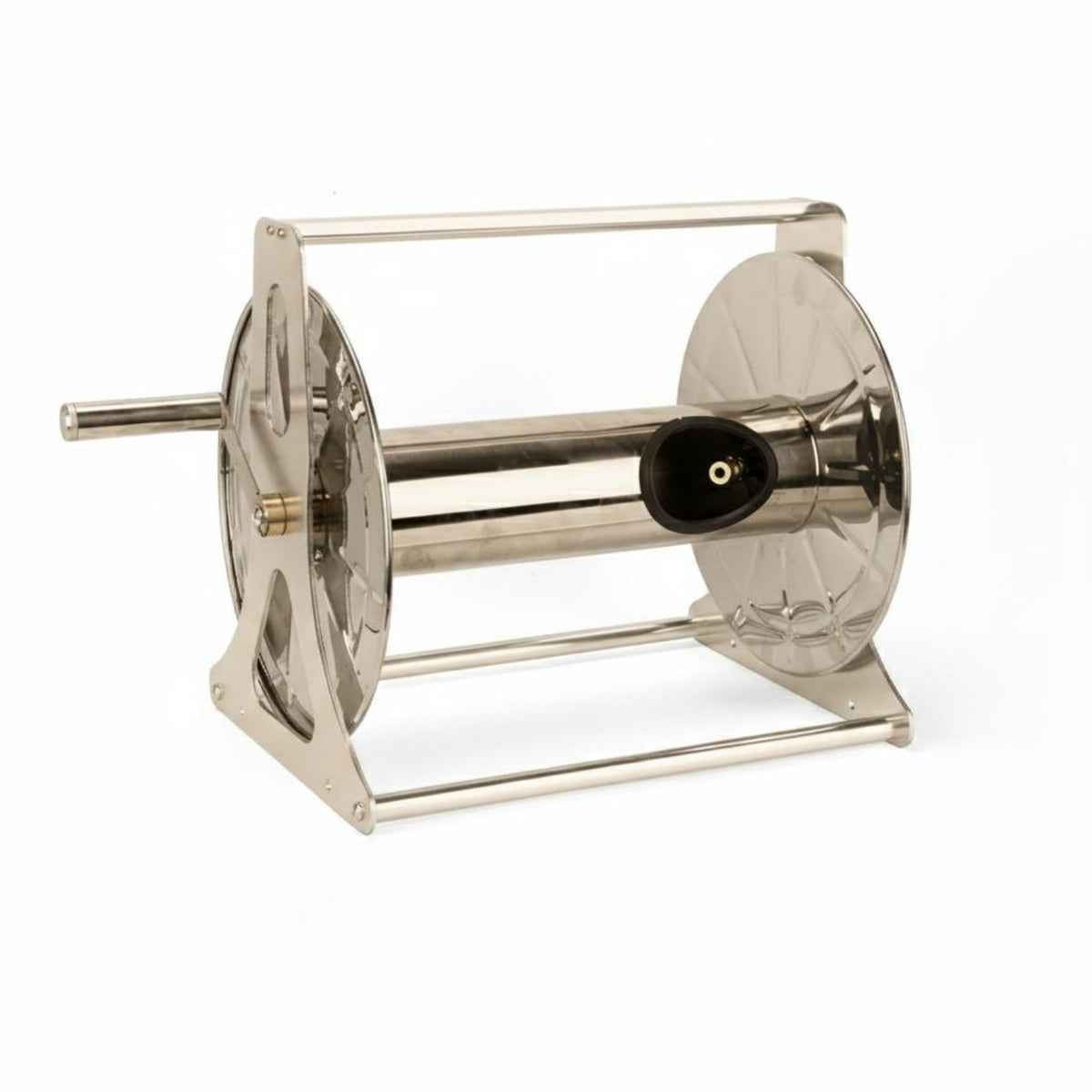 Stainless Steel Hose Reel Frame Easy to Stow Garden Hose Reel Frame for Yard