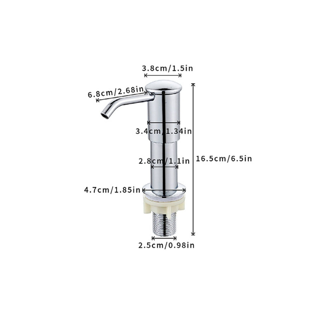 Dish Soap Pump Effortless Dispensing Liquid Soap Dispenser Tube Long-Lasting