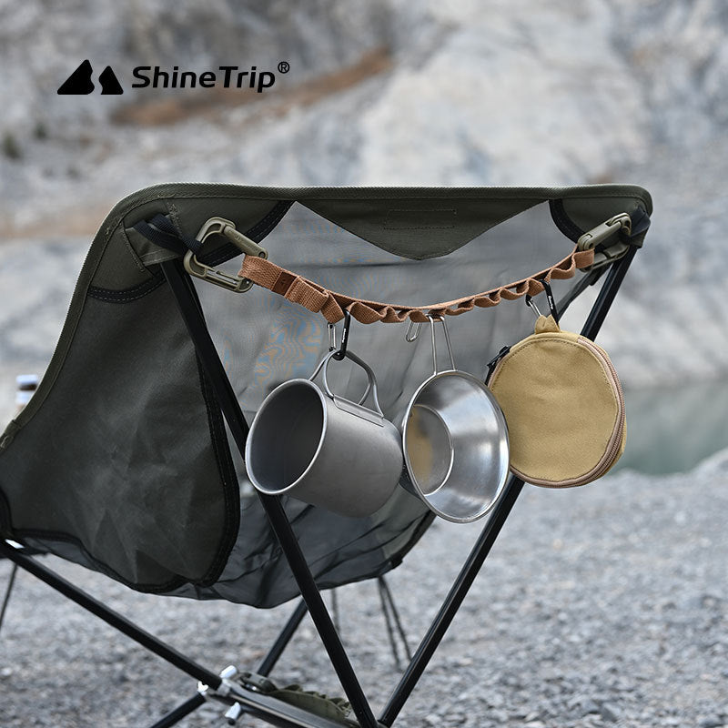 Portable Multi-purpose Camping Clothesline with Hooks
