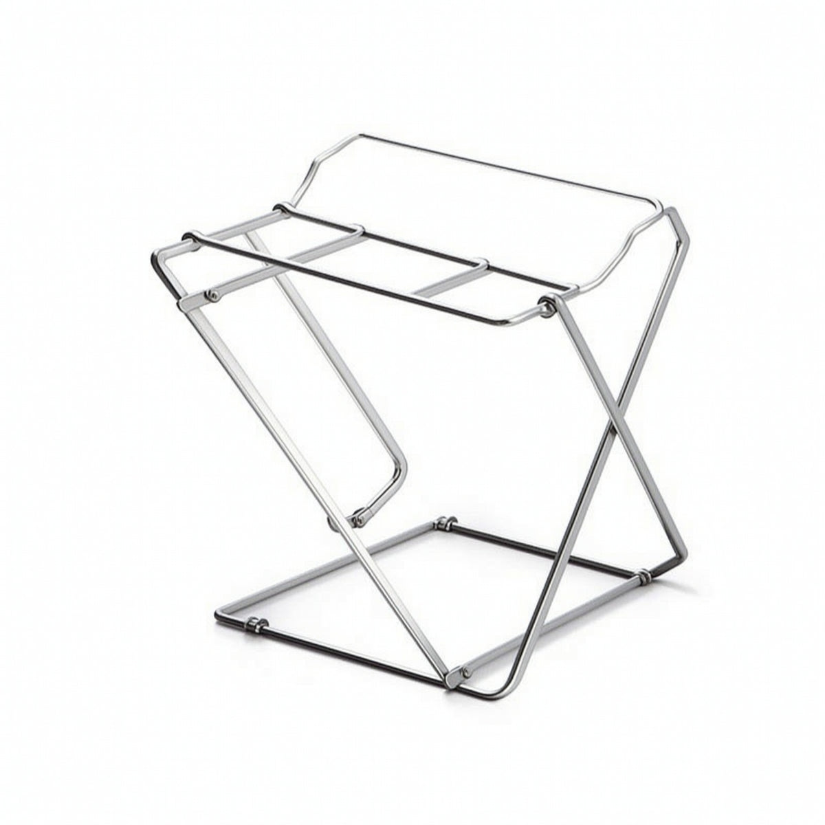 Dish Towel Holder with Rail Compact Folding Towel Stand Long-Lasting for Kitchen