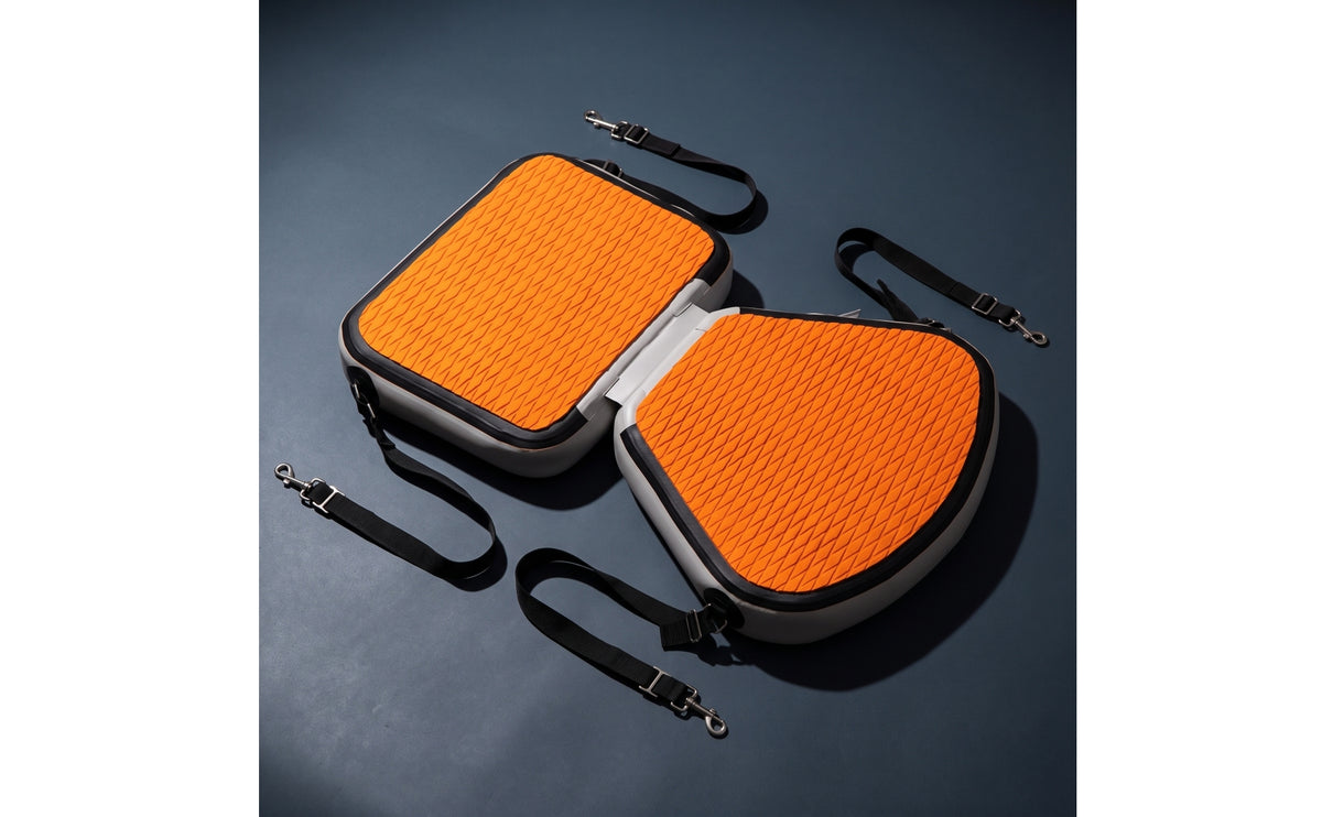 Inflatable Boat Seat Cushioned Boat Seat with Backrest Ergonomic Cushion for Kayakers