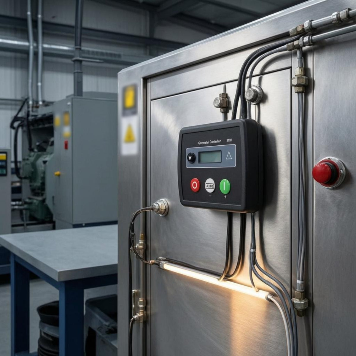 Manual Start Controller Engine Monitoring Automatic Generator Controller for DC System