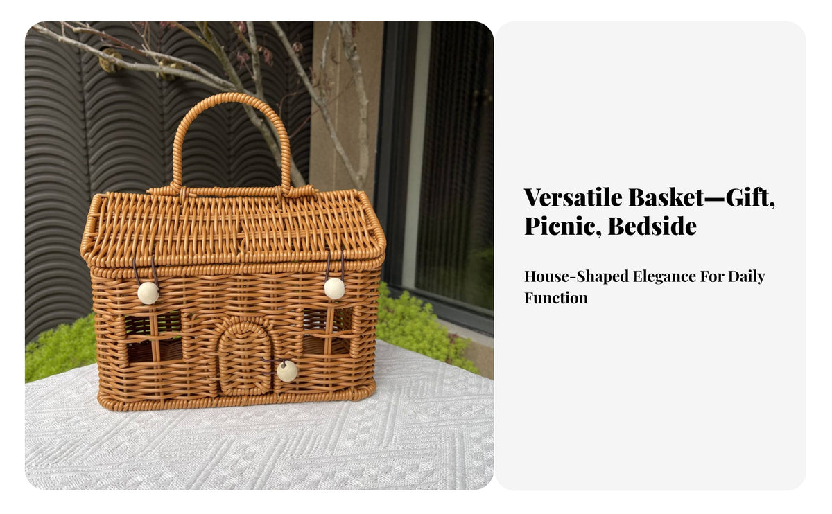 Decorative Lidded Basket