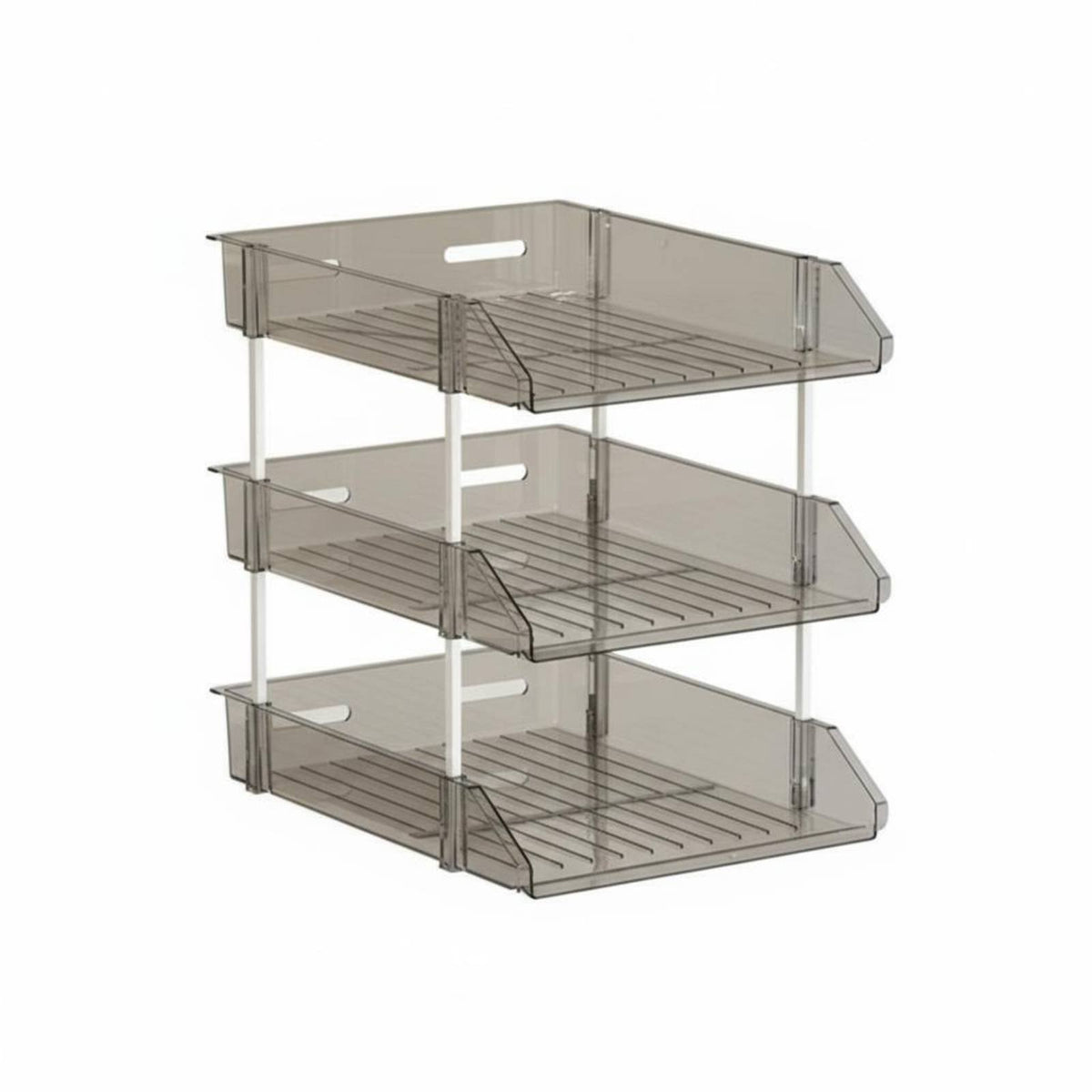 Tiered Shelf unit Space-Saving Countertop Bookstand adaptable Use for Study Room