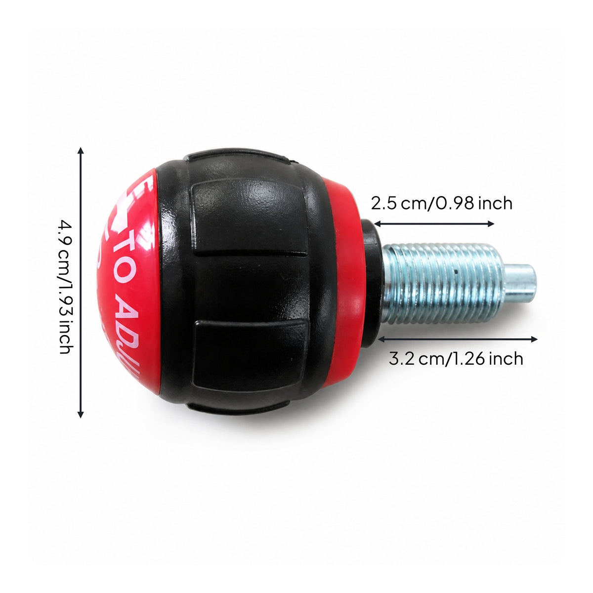 Pull Pin Knob Quick-Adjust Fitness Equipment Knob Replacement Part Easy-Turn Textured for Gym