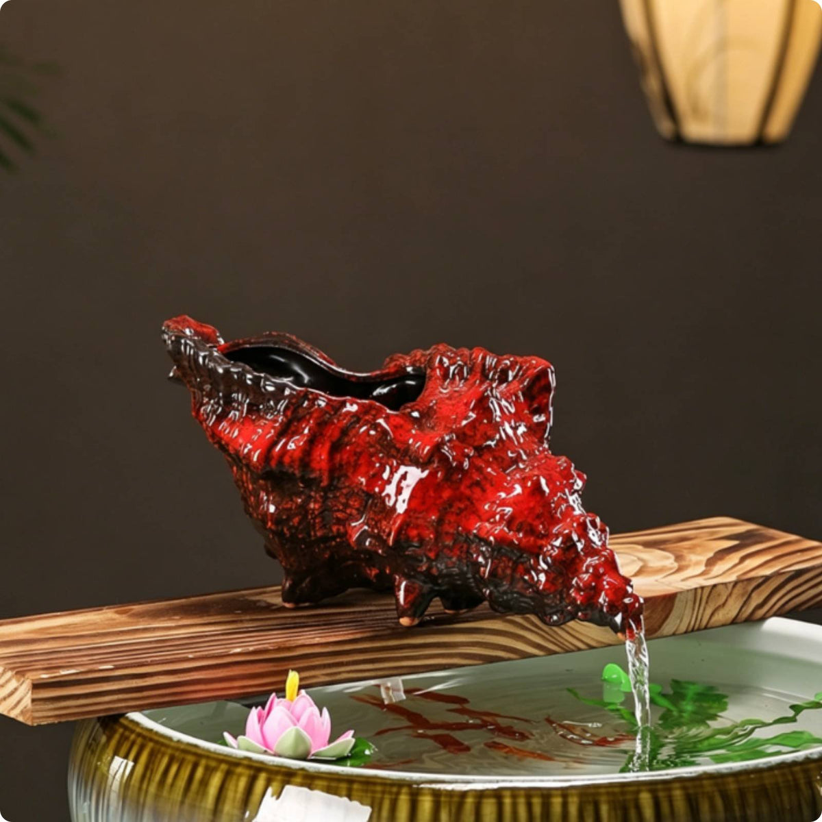 Circulating Water Ornament Relaxing Atmosphere Circulating Water Aquarium Decor