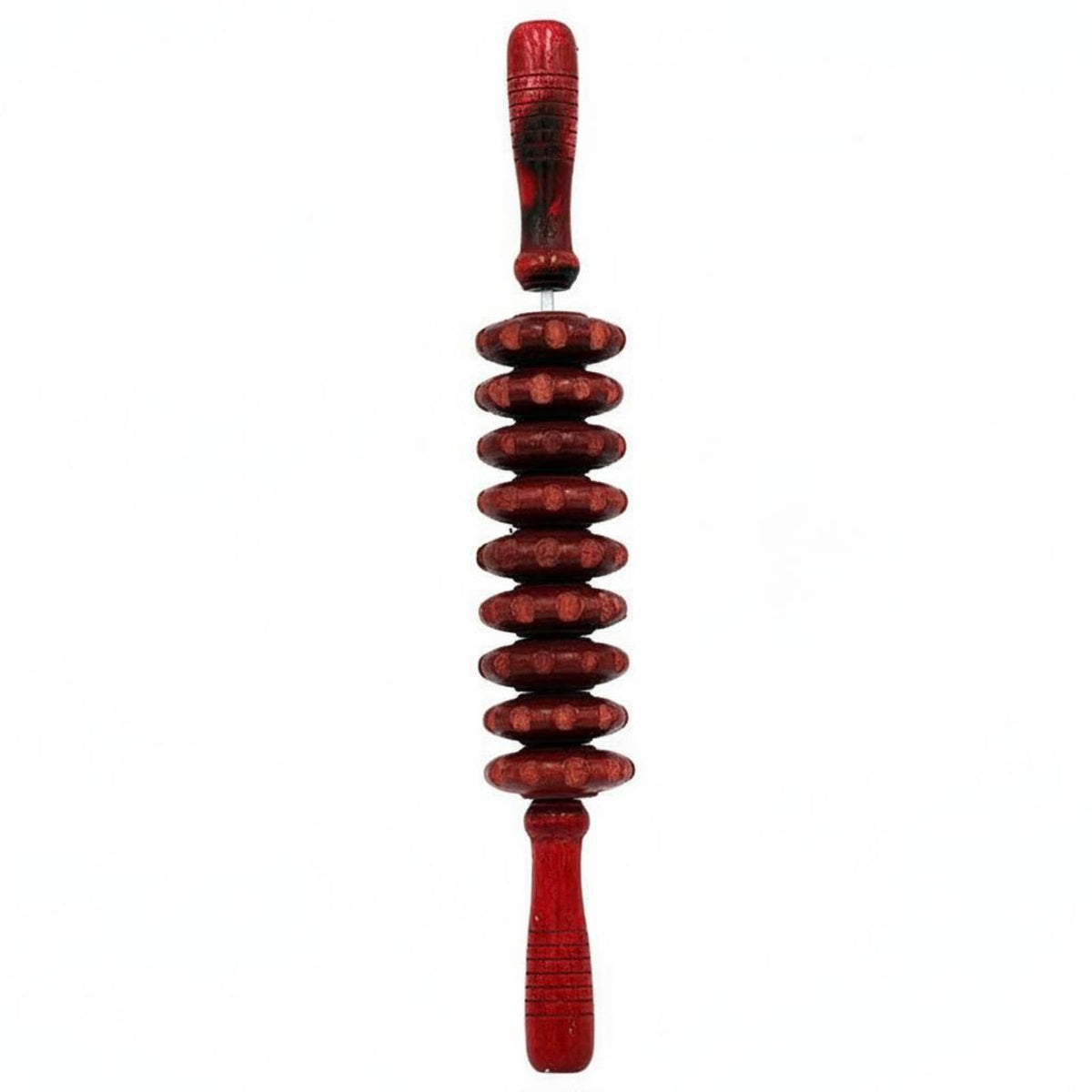Handmade Wooden Massage Roller Stick Flexible Design Back and Belly Roller Portable Handheld Massage Stick