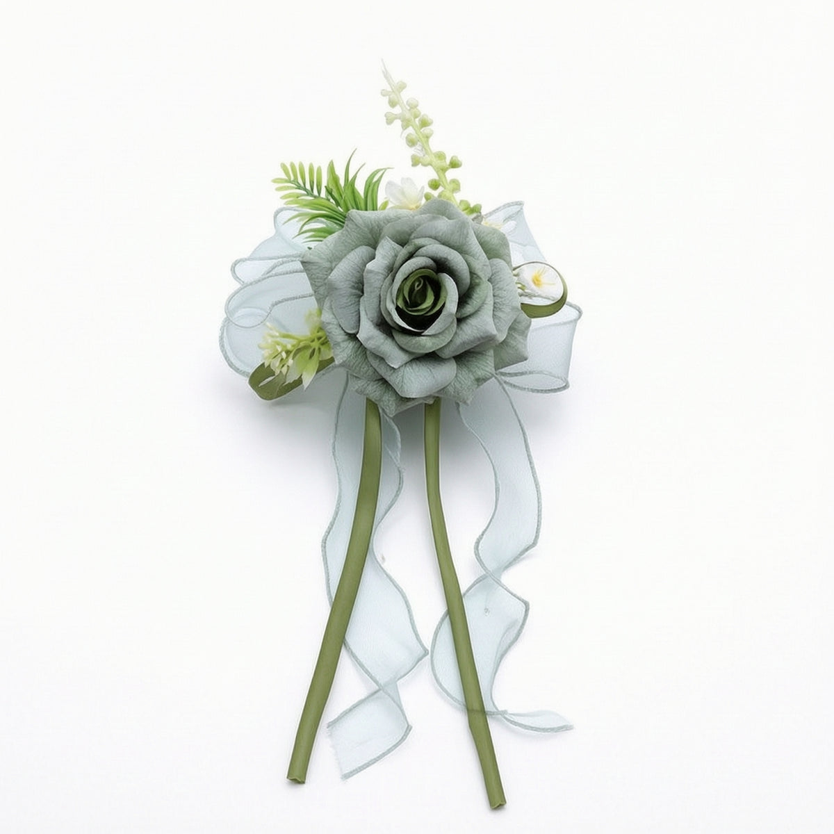 Wedding Car Flower Decorations Artificial Rearview Mirror Flowers Layered