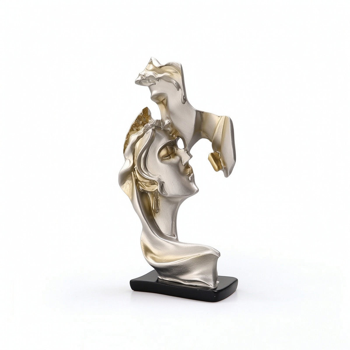 Romantic Figure Sculpture Elegant Decorative Statue Sleek for Bookshelf, Office