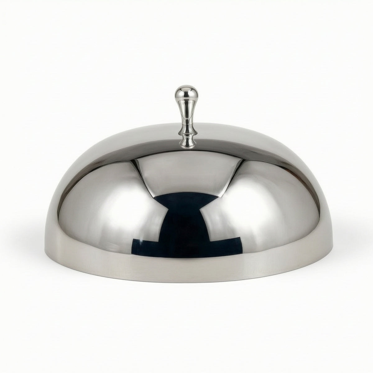 Pedestal Food Dome Stainless Steel Cloche with Tray Long-Lasting