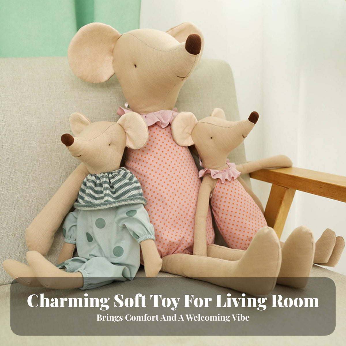 Dressed Doll Great Gift Stuffed Toy House Decoration Cute Design Cartoon Design for Wildlife Enthusiast S, Home Decor