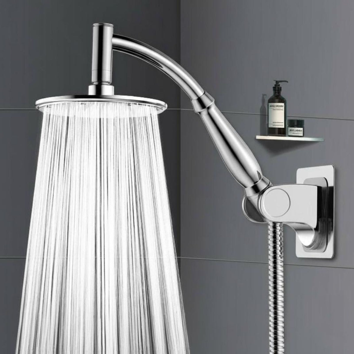 High-pressure handheld shower