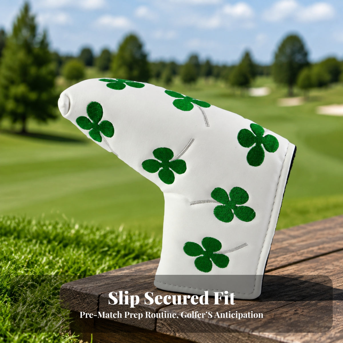 Secure Secure Golf Club Head Cover | Leather-Like Material, convenient-on sleek Design, Golf Club Headcover