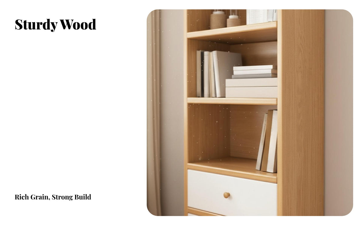 Nordic Design A-Frame Ladder Shelf Minimalist design shelf unit Floor-Standing shelf unit Multi-Purpose for Book Lovers, Decor aficionados, Living Room, Office, Bedroom, Balcony