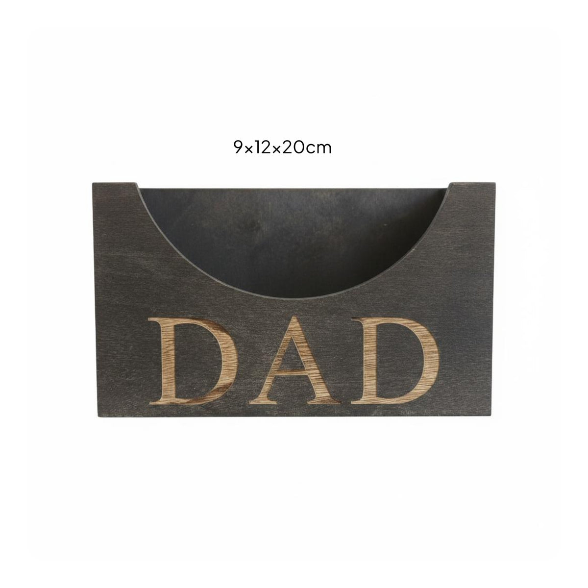 DAD Hat Box Decorative Wooden Baseball Cap Holder Long-Lasting for Dads