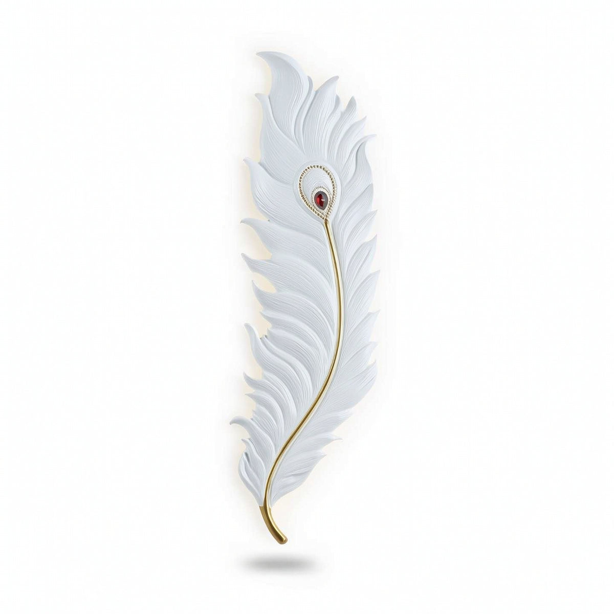 Feather Wall Sconce Dimmable Feather Wall Light Elegant for Hallway