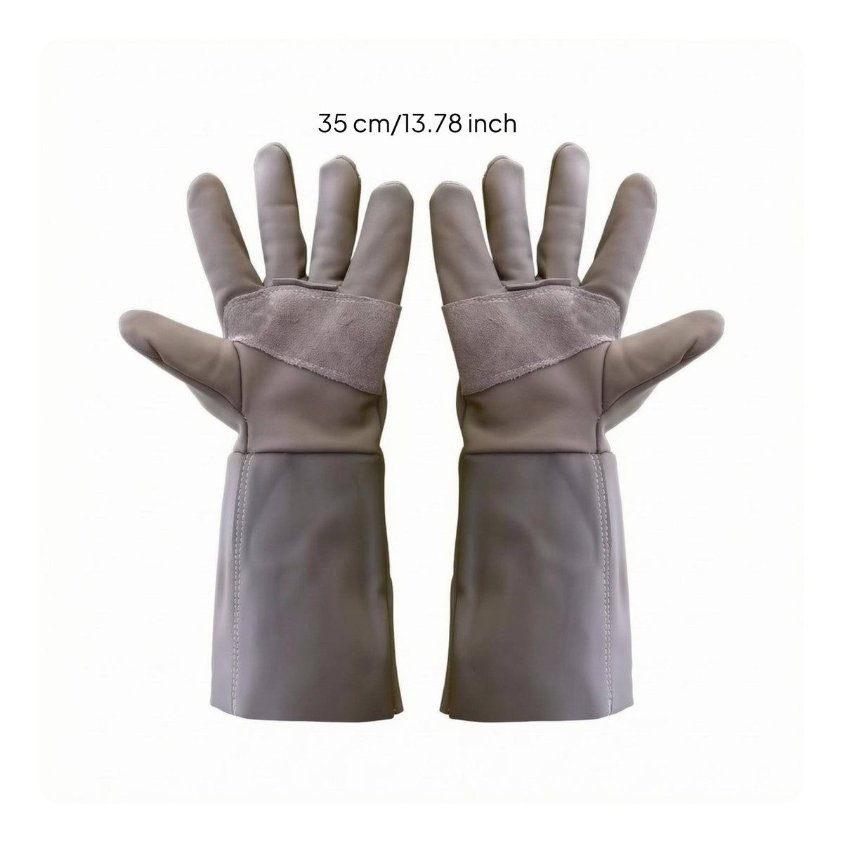 Gauntlet Gloves Puncture Resistant Guarding Gear Reinforced Stitching