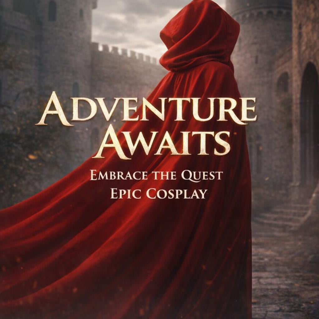 Hooded Cape Medieval Costumes, Wizard Costume Hooded Cloak, Maxi Cape for Fancy Dress, Halloween Party Costume Cape, Role-Playing Cosplay Cloak
