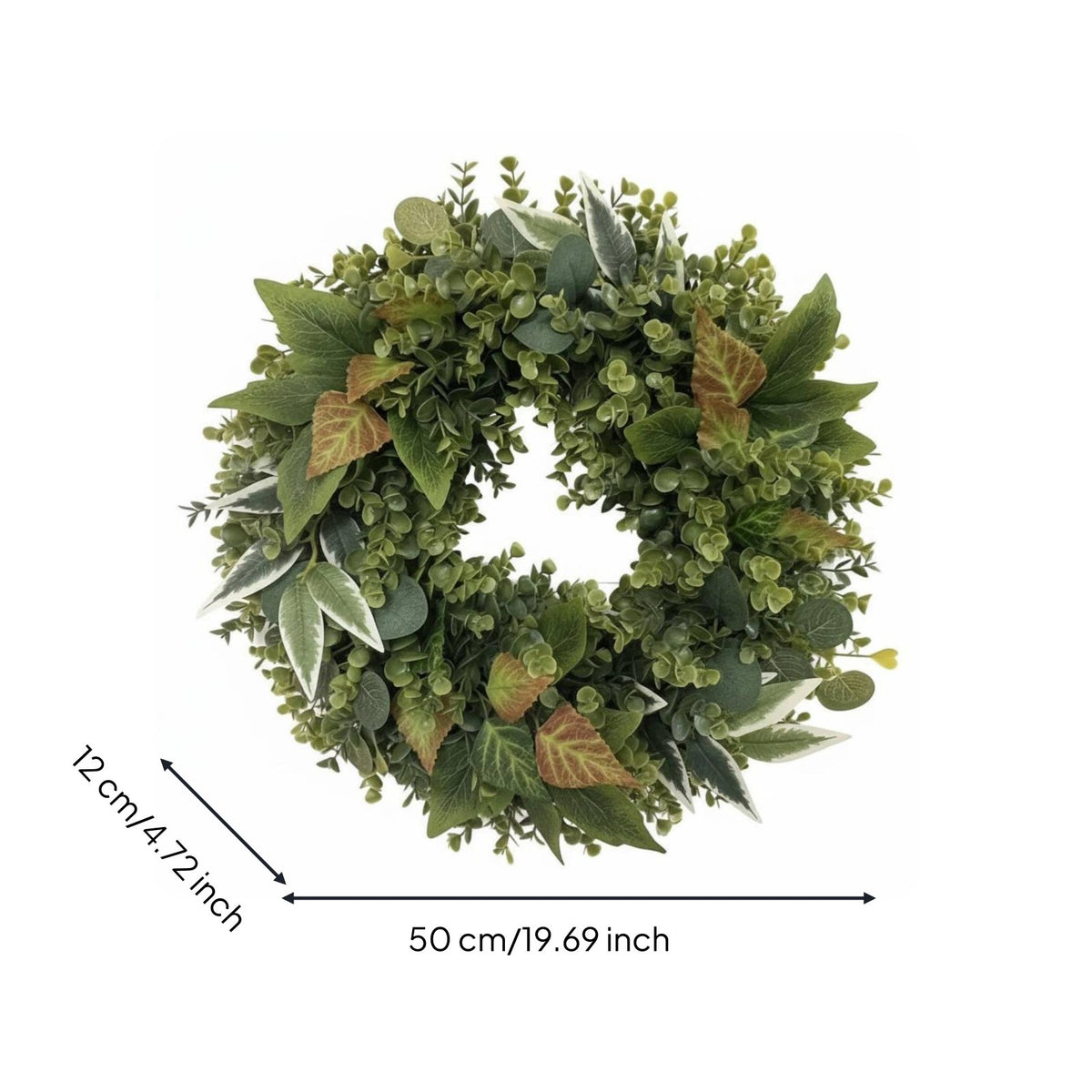 Eucalyptus Wreath Realistic Look Artificial Eucalyptus Wreath for Easter, Wall