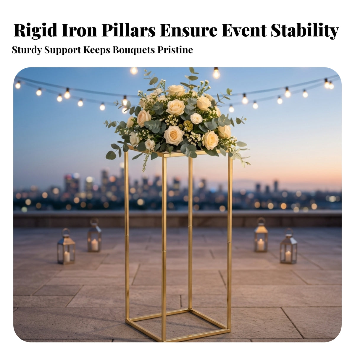 Simple Geometric Flower Stand
