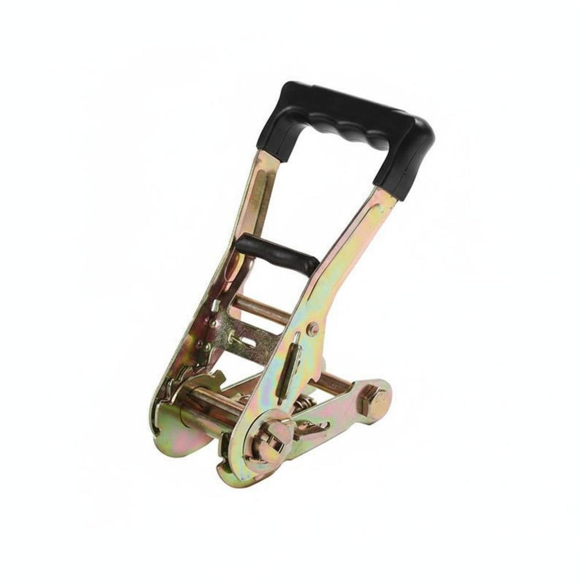 Rust Resistant Buckle Ratchet Tie-down Strap Heat Treated Steel Truck Cargo Strap Easy To Use for Drivers, Moving, Warehouses, Car Roof Rack