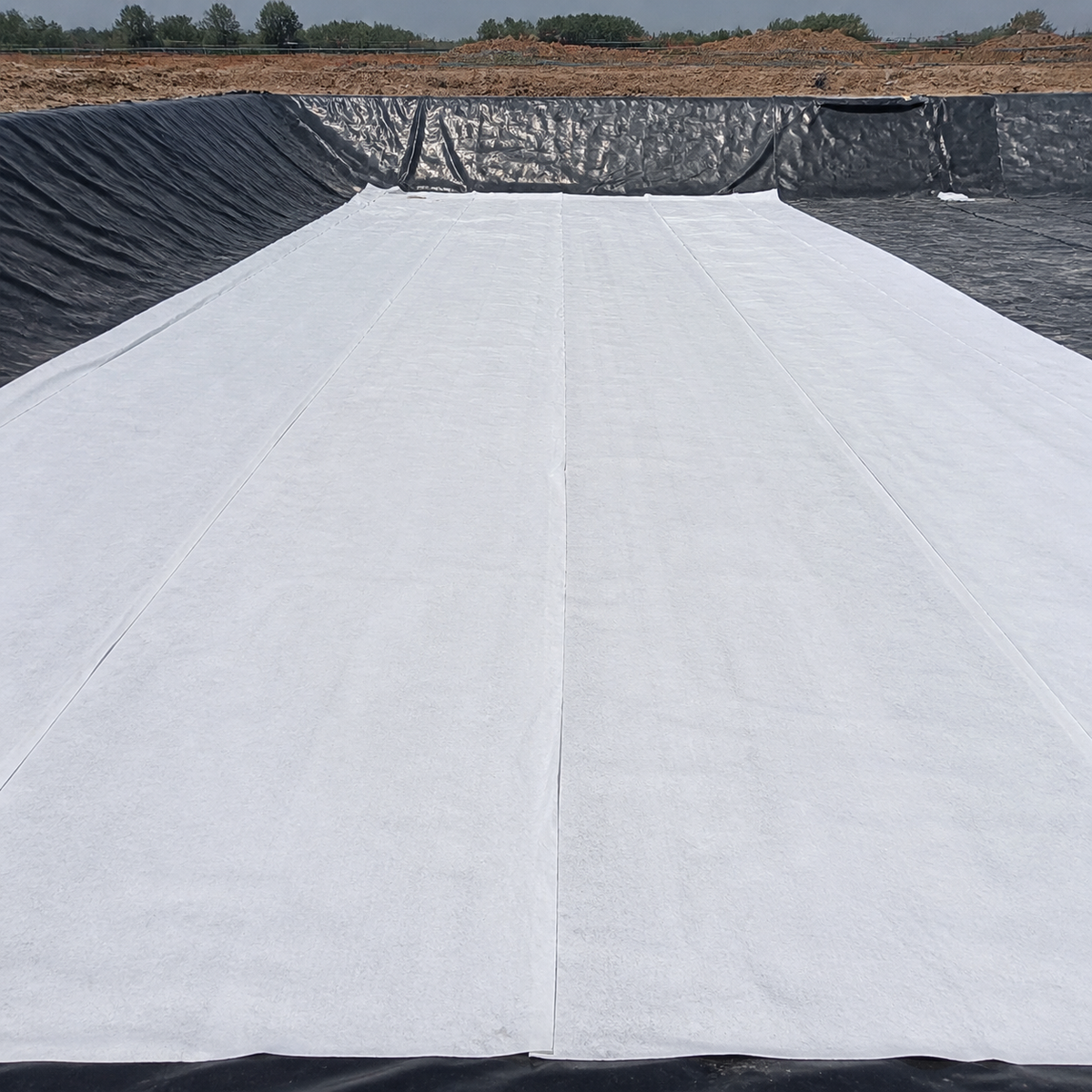 Composite Geomembrane Geocomposite HDPE Geomembrane Pool Liner Pond Waterproof Sheet Outdoor Waterproof