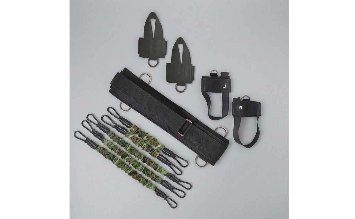 Padded Resistance Harness with Ankle Straps Elastic Harness with Resistance Band Adjustable Jump Conditioner with Waist Belt Portable for Athletes
