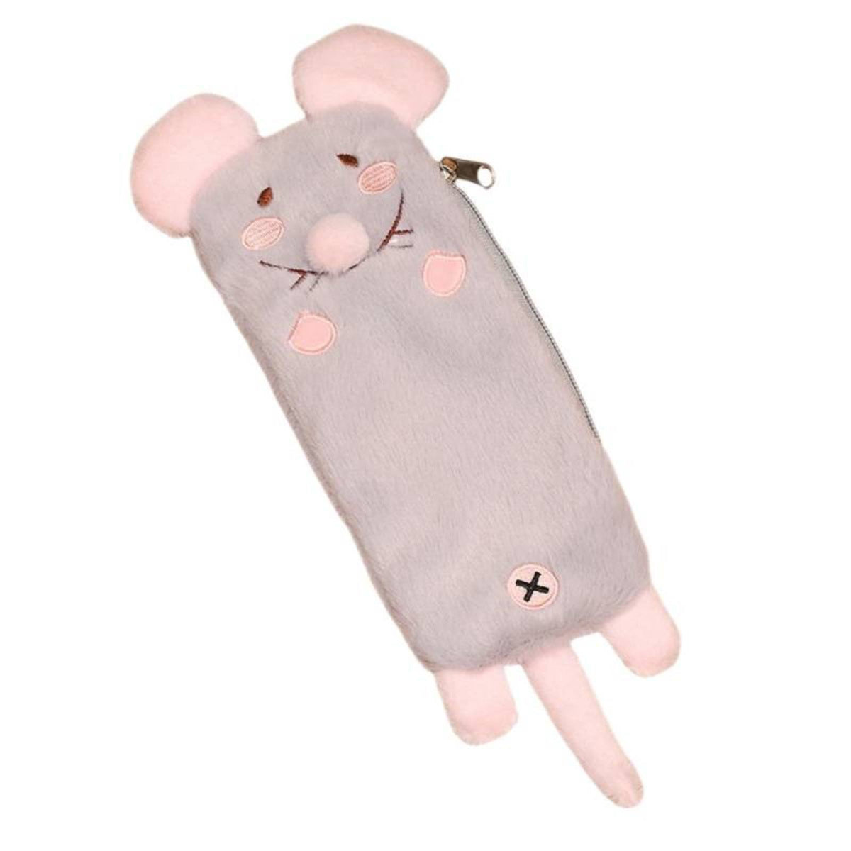 Cute Pencil Case Versatile Soft Animal Pencil Case Cartoon Character Storage Bag for Kids