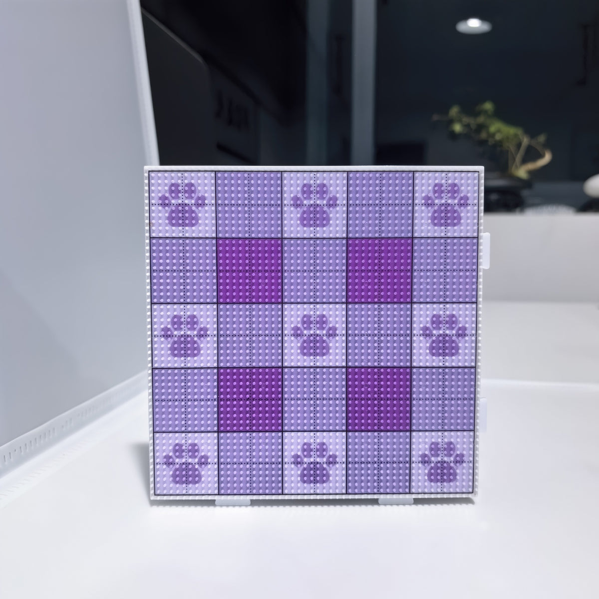 14x14cm / Purple Cat Claw