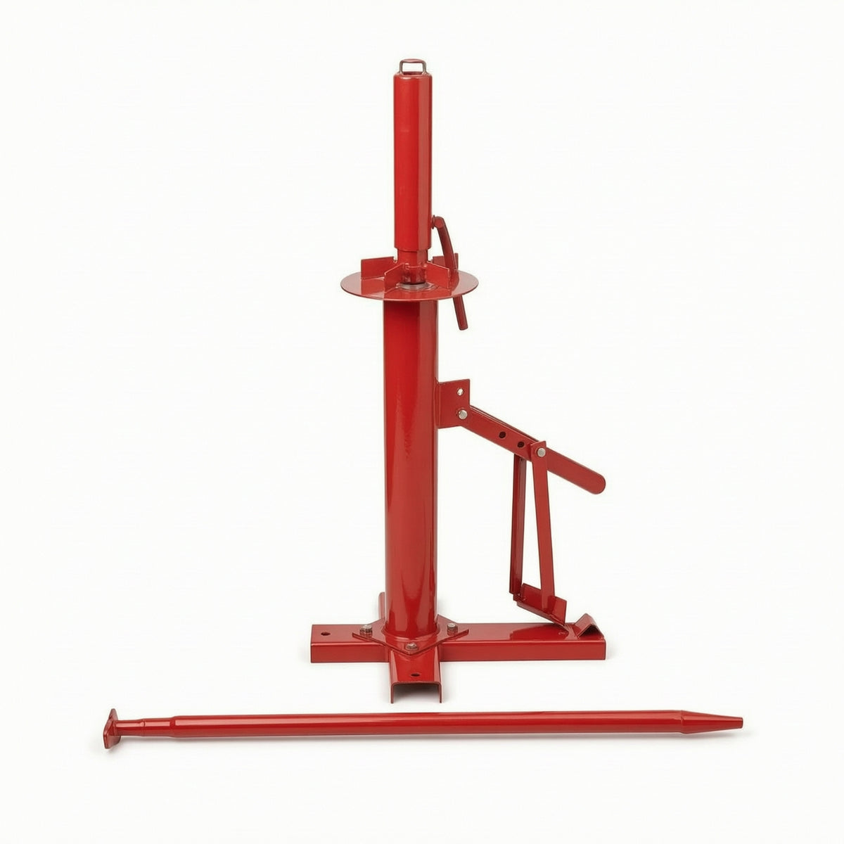 Heavy-Duty Manual Tire Changer Floor-Mounted Tire Changer with Pry Bar Compact Rim Lifter Sturdy for Workshops