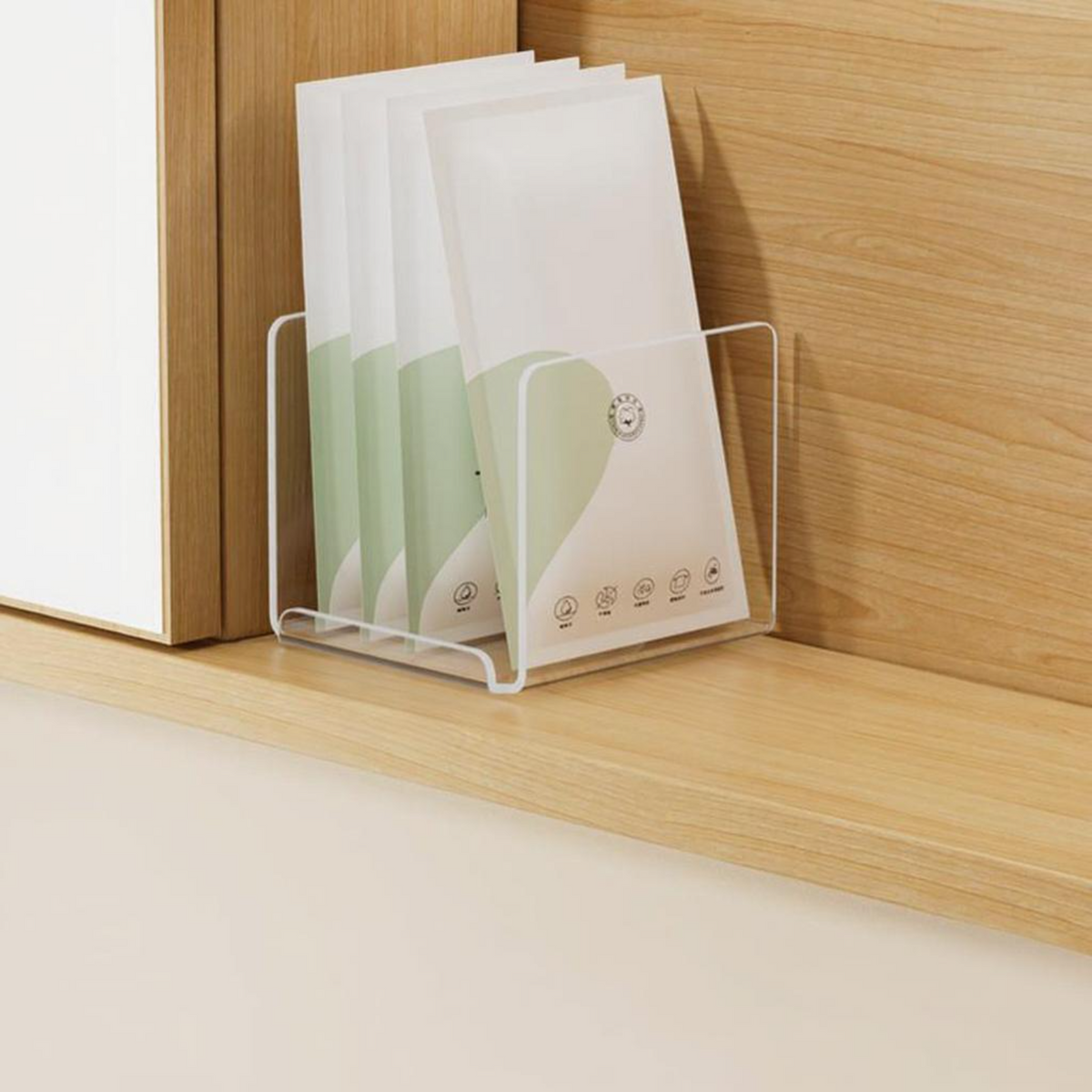 Clear acrylic divider panel