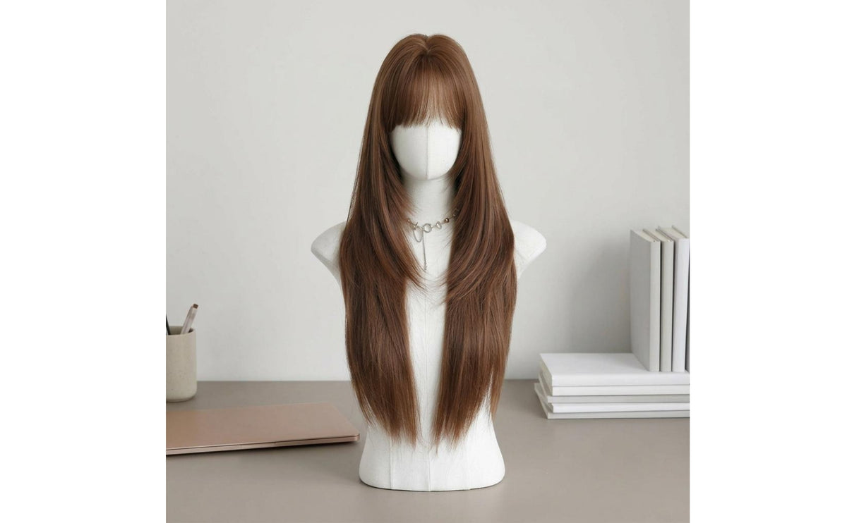 Heat-Resistant Hairpiece Adjustable Straps Synthetic Hairpiece Inner Headwear Accessory Accessory